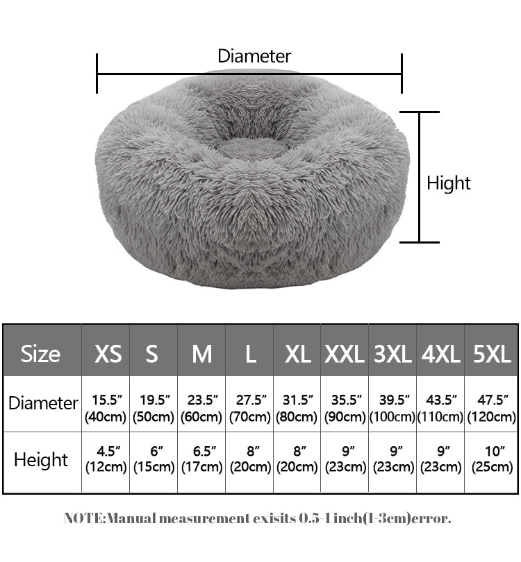 PET837 Donut Dog Bed Cat Bed
