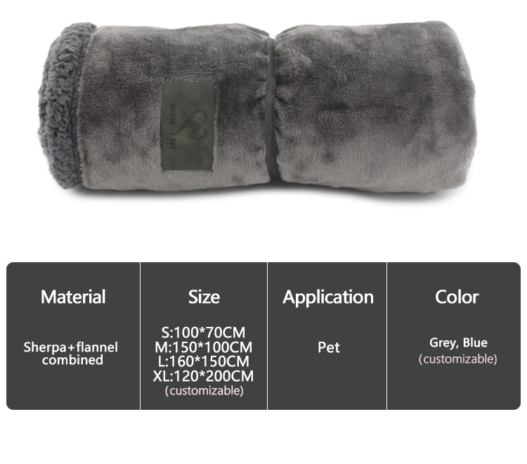B162 Flannel Pet Dog Cat Blanket
