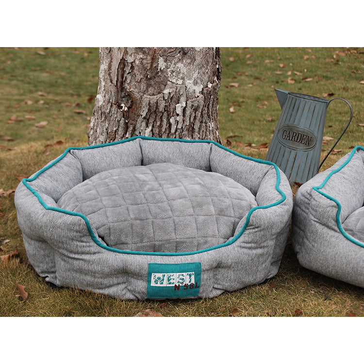 PET836 Pet Bed Flannel Circle Dog Cat Bed