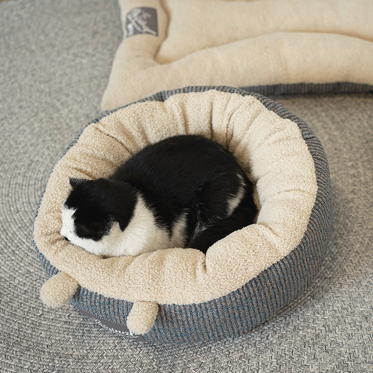 PET877 Cute Deep Cat Round Bed Circle Bed