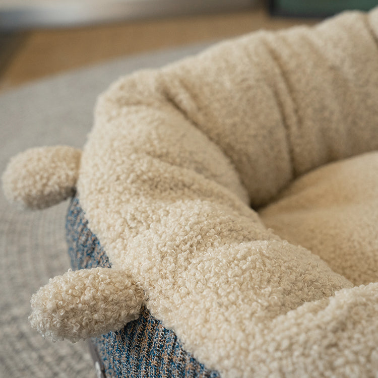 PET877 Cute Deep Cat Round Bed Circle Bed