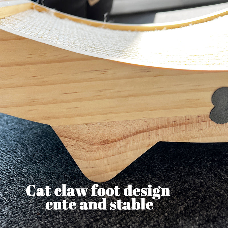 CT945 Sisal Carpet Fabric Double-Sided Durable Solid Wood Cat Beds Scratchin