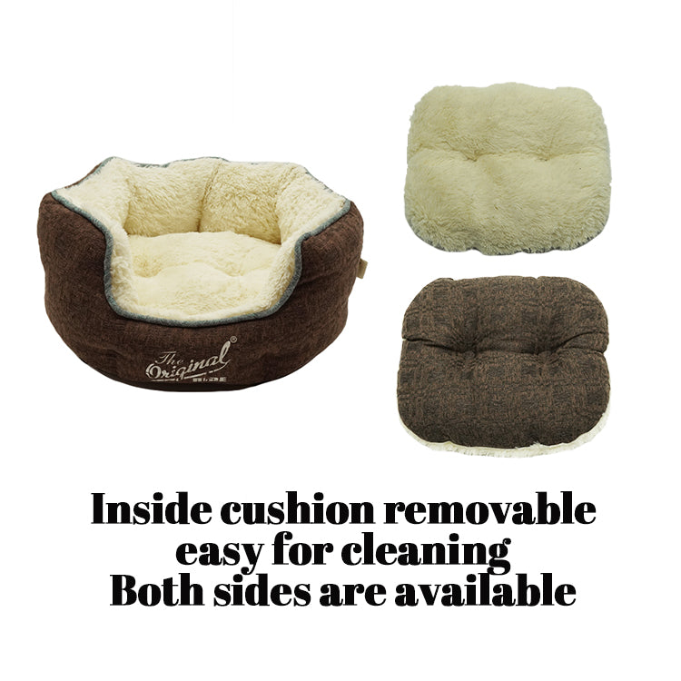 Pet777 Dog Basket Bed Oval Bed