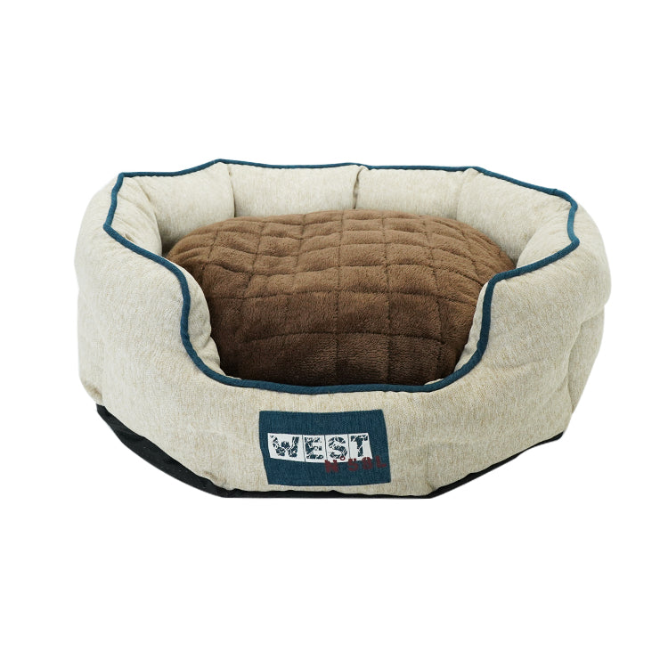 PET836 Pet Bed Flannel Circle Dog Cat Bed