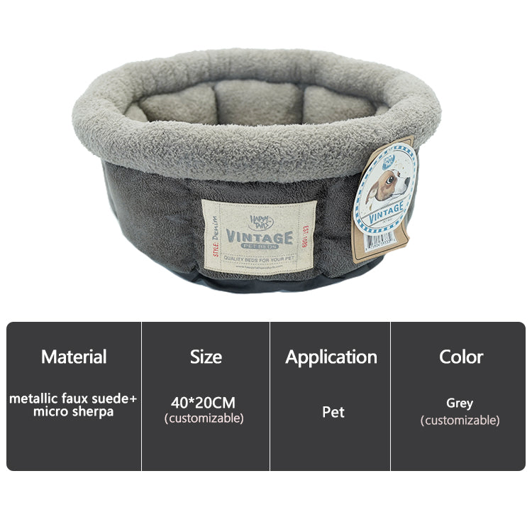 PET581 Faux Suede Cat Cave house