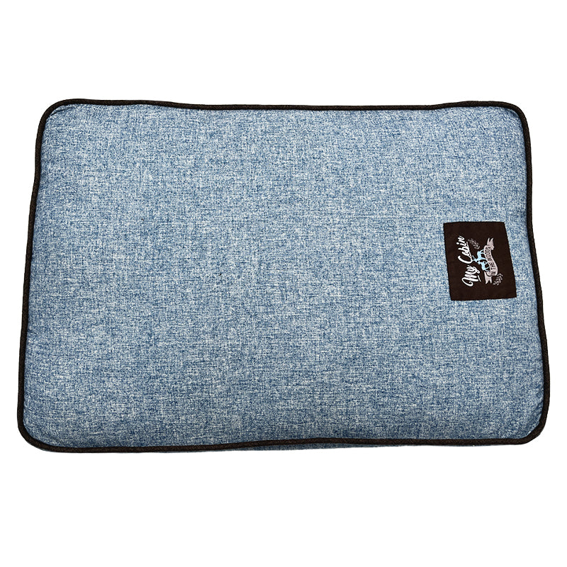 PET685 Linen Square Thickened Dog Sofa Bed Gusset Mat