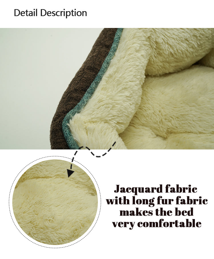 Pet777 Dog Basket Bed Oval Bed
