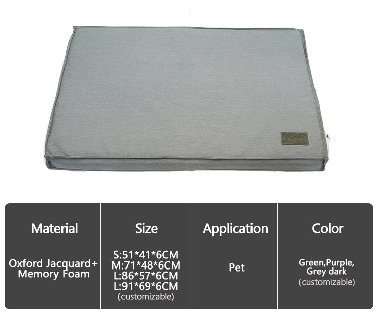 PET841 Waterproof Dog Gusset Mat Bed