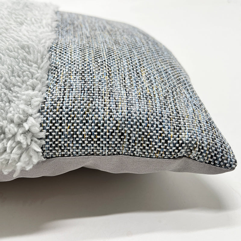 PET906 Rainbow Linen+ Small Sherpa Pet pillow square cushion