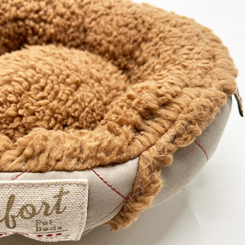 PET572 Microsuede DiamondQuilted Big Sherpa Pet Bed