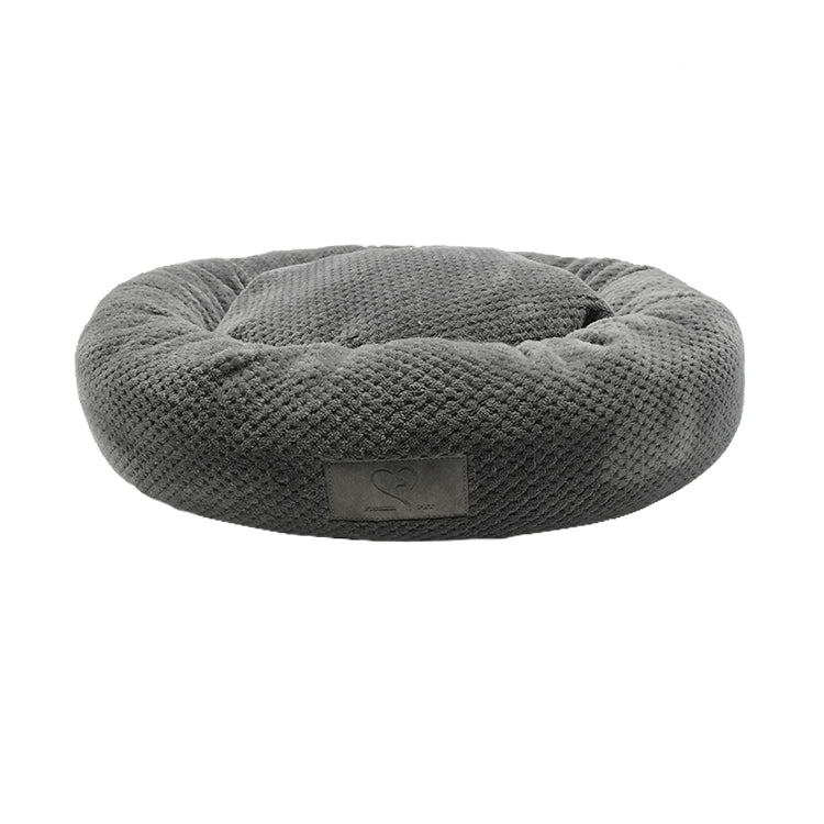 PE676 Round Donut Dog Bed With Zipper
