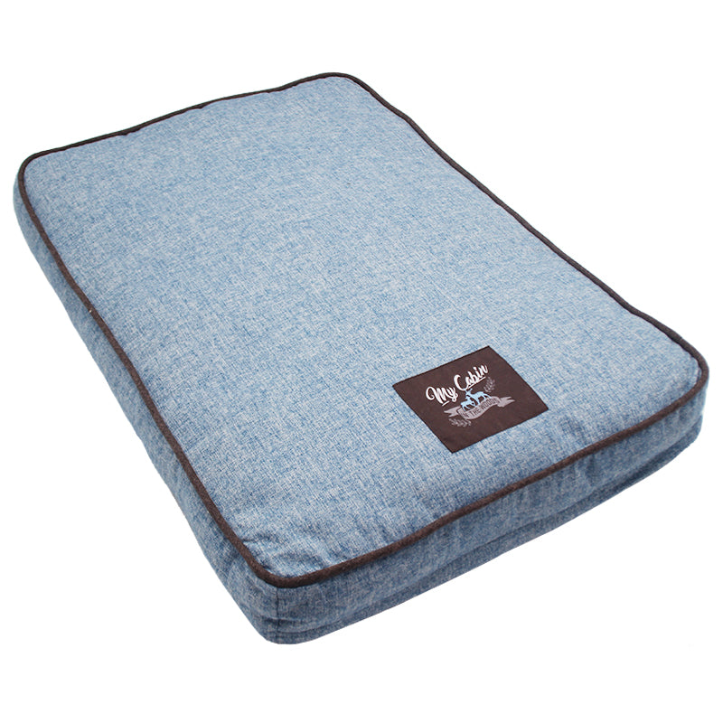 PET685 Linen Square Thickened Dog Sofa Bed Gusset Mat