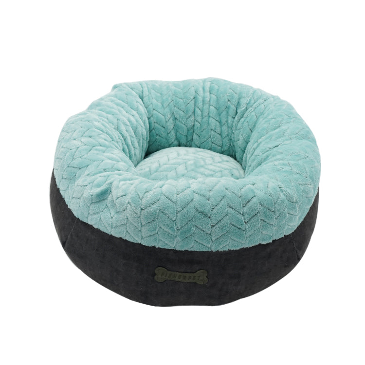Pet953 Flannel Round Dog Bed Circle Cat Beds