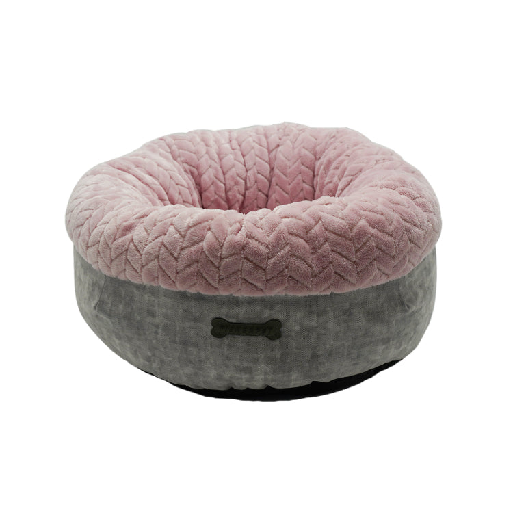 Pet953 Flannel Round Dog Bed Circle Cat Beds