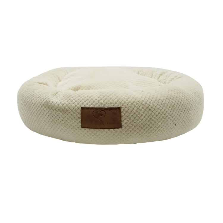 PE676 Round Donut Dog Bed With Zipper