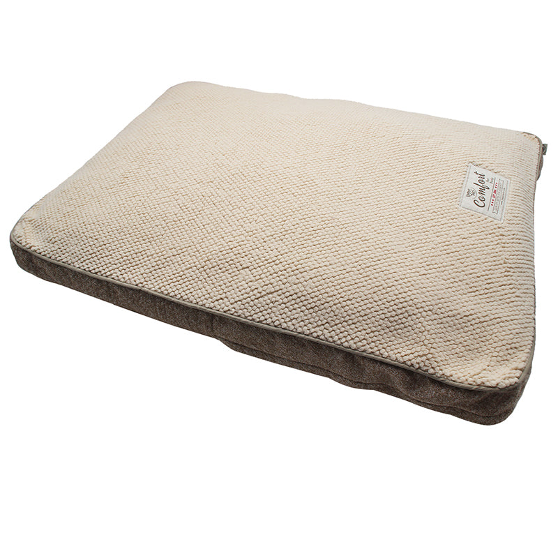 PET982 Goat Sherpa+ Net Chenille Pet pillow square cushion