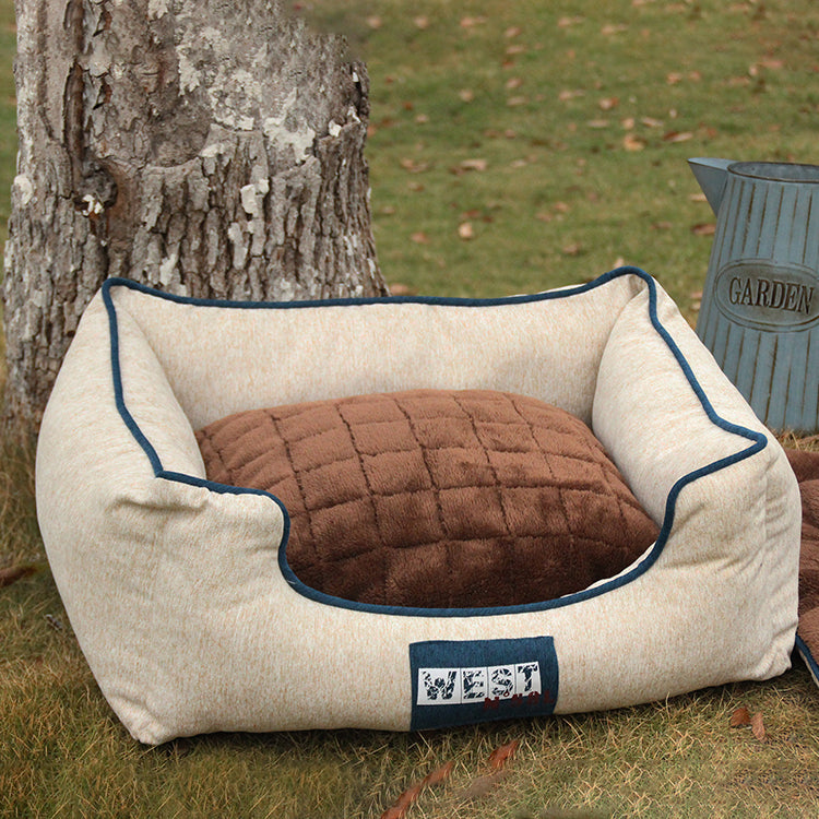 PET836 Pet Sofa Bed Lounger Bed With Mat