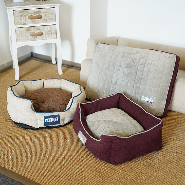 PET836 Pet Sofa Bed Lounger Bed With Mat