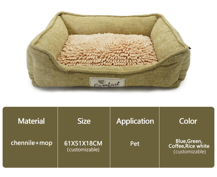 PET609 Dog Lounger Bed Sofa Bed