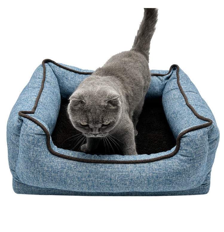 PET685 Thickened Height Square Dog Bed Cat Bed Kennel