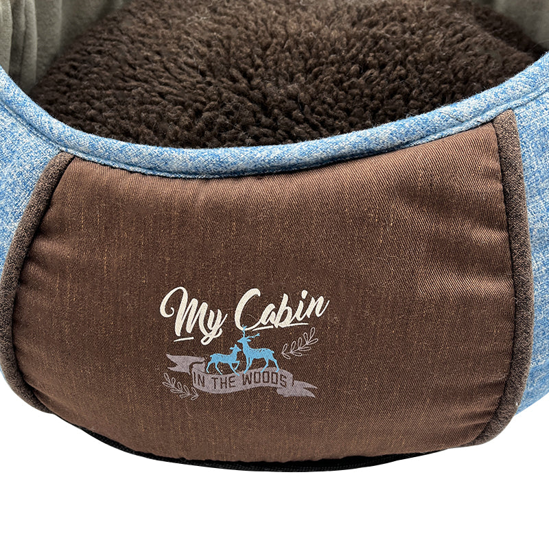 PET685 Kittens Basket Cushion Cat Cave House