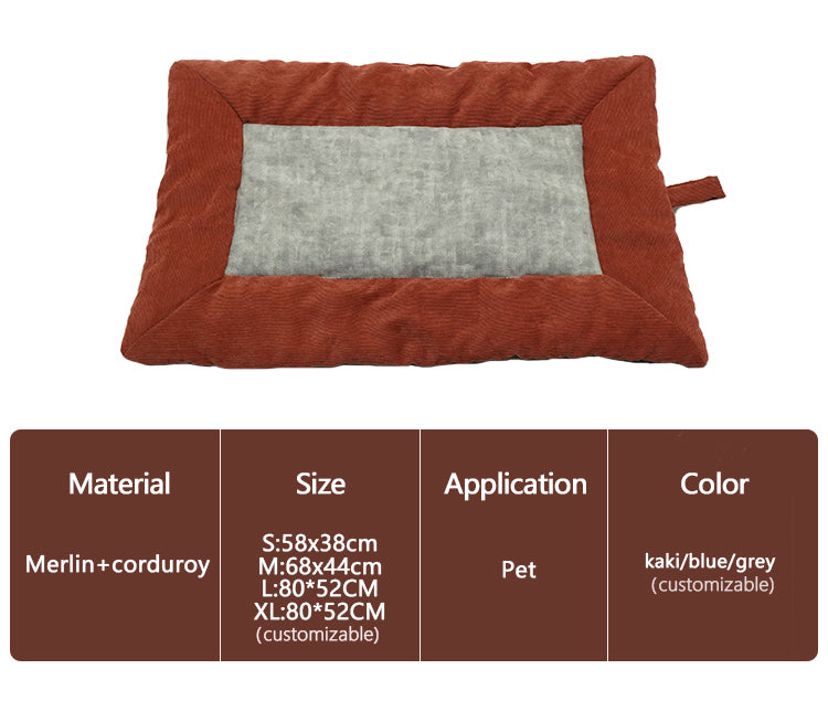 PET817 Corduroy Dog MattressCushion