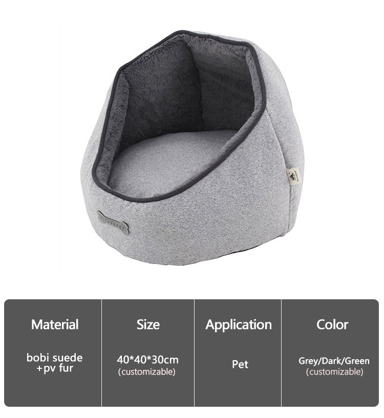 PET884 Cat Warm Cave House Shape