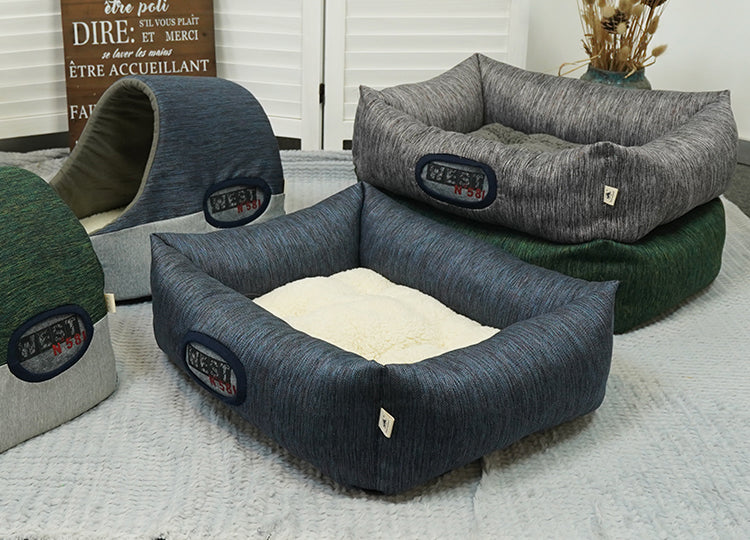 Pet906 Pet Lounger Bed Cat Dog Rectangle Bed