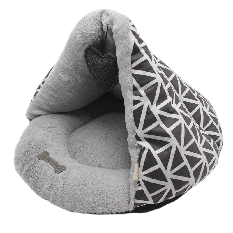 PET909 Kawaii Cat Cave Scratcher Bed