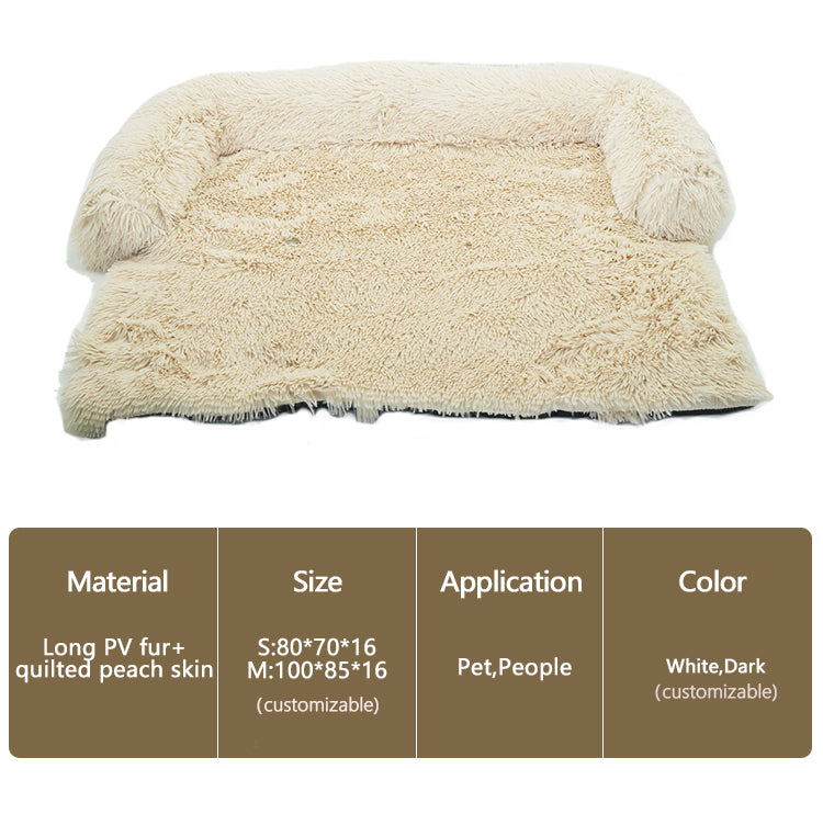 PET954 Fluffy Plush Dog Mat Cushion Blanket