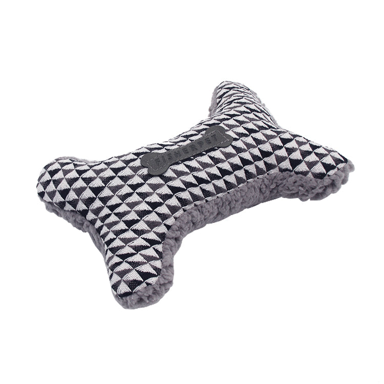 PET966 Interesting Bone Shaped Soft Squeaky Dog Cat Toy