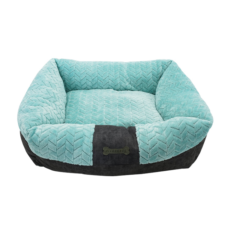 Pet953 Flannel  Rectangle Puppy Dog  Bed