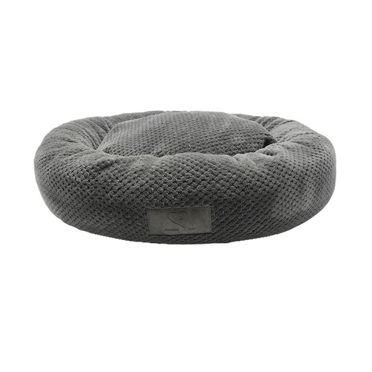 PE676 Round Donut  Dog Bed With Zipper