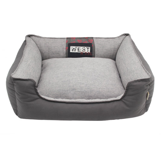 PET914 Linen Cat Rectangle Sofa Bed