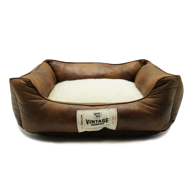 PET581 Faux Suede Lounger Dog Sofa Bed