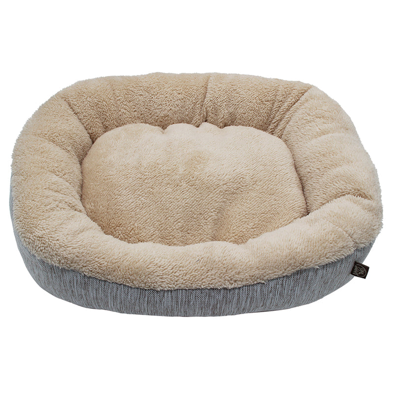 PET906 Rainbow Linen Small Sherpa Pet Bed