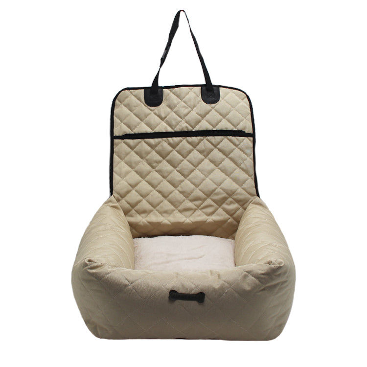 Pet934 Durable Oxford Waterproof Carrier Dog Car Seat Bed