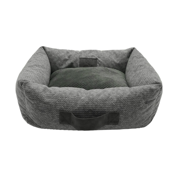 PE676 Leather Rectangle Lounger Dog Sofa Bed