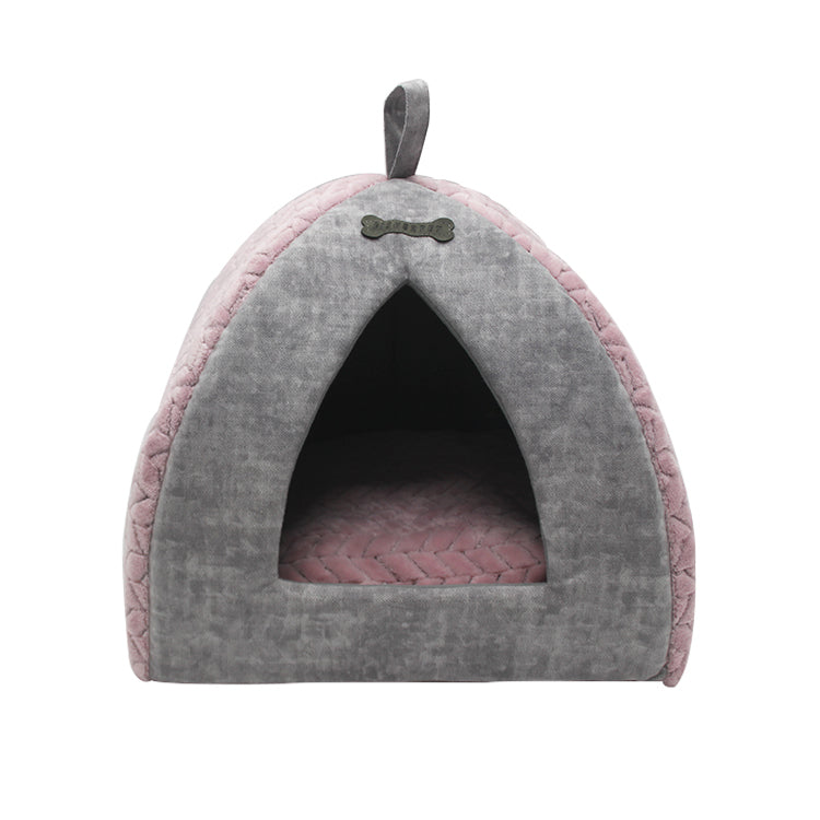 Pet953 Flannel 2 In 1 Cat Tent House