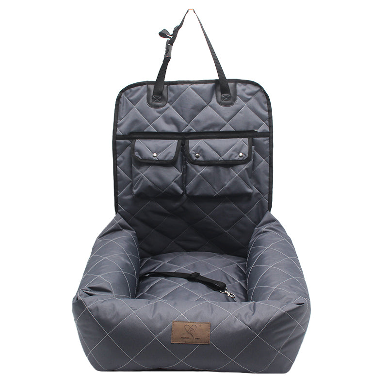 Pet934 Durable Oxford Waterproof Carrier Dog Car Seat Bed